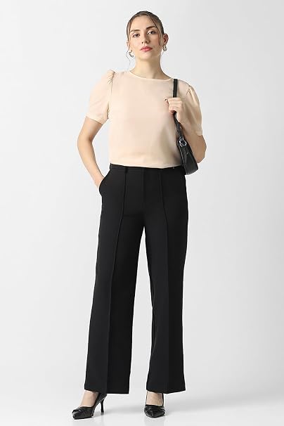 Van Heusen Women's Regular Fit Half Sleeve Round Neck Formal Top - Image 4