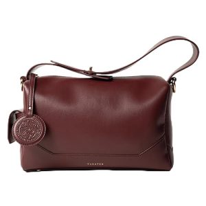 Theater Bonbon Crossbody Duffle Bag for Women Structured Shoulder Handbag with Adjustable and Detachable Strap